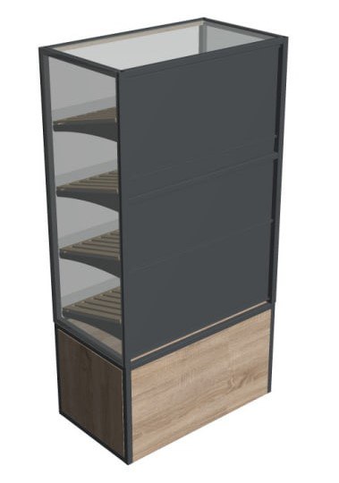 Стелаж для випічки з висувною шухлядою