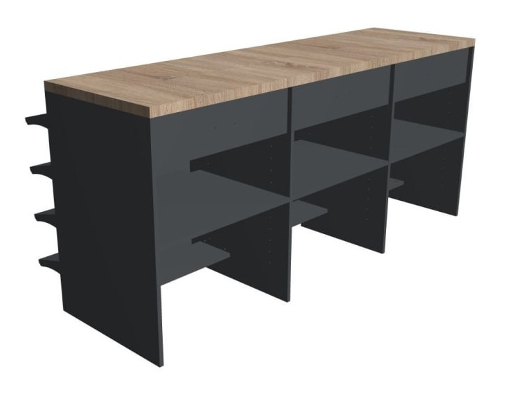 Прикаса трьохсекційна