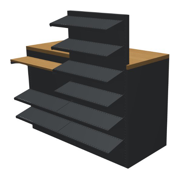 Прикаса двохсекційна з надставкою