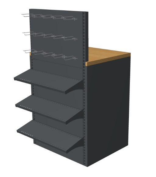 Прикаса односекційна з надставкою